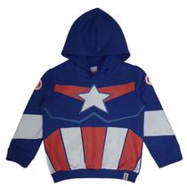 Blusão Infantil Flanelado Menino C/ Capuz Avengers Malwee Kids