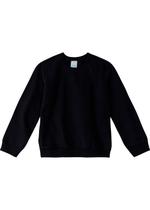 Blusão Infantil Masculino Preto Básico - Malwee Blusão Infantil Masculino Preto Básico - Malwee