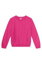 Blusão infantil menina em moletom brandili-Rosa