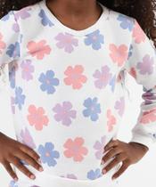 Blusão Infantil Moletom Floral Marisa Tam 4 a 10 Off W-36045 Blusão Infantil Moletom Floral Marisa Tam 4 a 10 Off W-36045