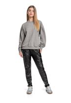 Blusão Juvenil em Moletom com Strass Gloss