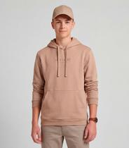 Blusão Juvenil Moletom Com Capuz e Bolsos Minty Marrom Blusão Juvenil Moletom Com Capuz e Bolsos Minty Marrom