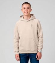 Blusão Juvenil Moletom Com Capuz Minty Bege