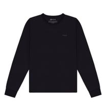 Blusão Jvenil Masculino Moletom Felpado Preto - Fico