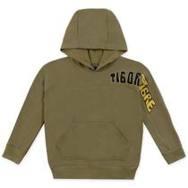 Blusão Manga Longa Tigor T Tigre Com Bolso Verde