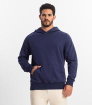 Blusão Masculino Básico com Capuz Diametro Azul