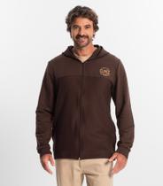 Blusão Masculino Moletom com Capuz e Zíper Cargo