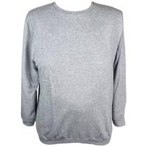 Blusão Masculino Moletom Sem Zíper 100% Algodão Plus Size