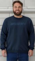 Blusão Masculino Plus Size Moletom Flanelado G1 AO G5 MALWEE
