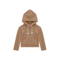 Blusão Menina Kukiê em Pelo Carneirinho na cor Marrom Blusão Menina Kukiê em Pelo Carneirinho na cor Marrom