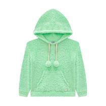 Blusão Menina Kukiê em Pelo Carneirinho na cor Verde Neon Blusão Menina Kukiê em Pelo Carneirinho na cor Verde Neon