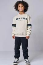 Blusao ml e calca jogger bege claro Blusao ml e calca jogger bege claro
