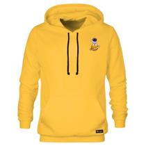 Blusão Moletom Canguru Astronauta Saturno Masculino e Feminino Personalizado com Capuz e Bolso