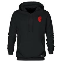 Blusão Moletom Canguru Coração Masculino e Feminino Personalizado com Capuz e Bolso Blusão Moletom Canguru Coração Masculino e Feminino Personalizado com Capuz e Bolso