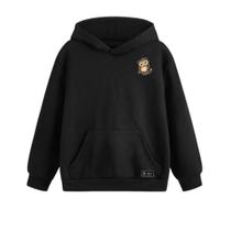 Blusão Moletom Canguru Coruja Infantil Personalizado com Capuz e Bolso