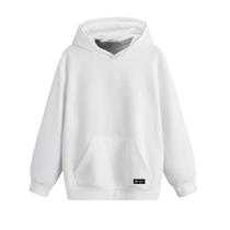 Blusão Moletom Canguru Infantil Liso Básico com Capuz e Bolso