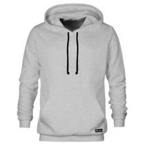 Blusão Moletom Canguru Masculino e Feminino Liso Básico com Capuz e Bolso