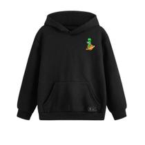 Blusão Moletom Canguru Saturno Et Infantil Personalizado com Capuz e Bolso