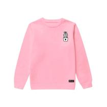 Blusão Moletom Infantil cacto Personalizado sem Capuz gola Redonda