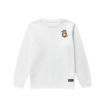 Blusão Moletom Infantil Coruja Personalizado sem Capuz gola Redonda