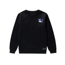 Blusão Moletom Infantil Gato Personalizado sem Capuz gola Redonda