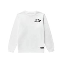 Blusão Moletom Infantil Panda Personalizado sem Capuz gola Redonda Blusão Moletom Infantil Panda Personalizado sem Capuz gola Redonda