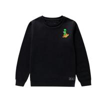 Blusão Moletom Infantil Saturno Et Personalizado sem Capuz gola Redonda