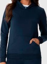 Blusão Moletom Malwee 1000054824 Feminino Com Capuz Flanelado Stretch T. M/XGG