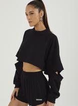 Blusão Moletom Mangas Cut Out Sport