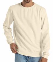 Blusão Moletom Masculino Areia - Confortável e Casual Blusão Moletom Masculino Areia - Confortável e Casual