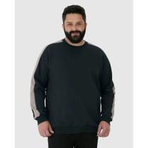 Blusão Moletom Masculino Plus Size Malwee Ref. 126910 Cor:CinzaTamanho:G2