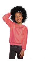 Blusão Moletom Pelo Menina Infantil Menina Carneiro Inverno