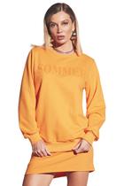 Blusão Moletom Sommer Com Logo Laranja Blusão Moletom Sommer Com Logo Laranja