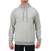 Blusão Mormaii de Moletom Recortes com Capuz Mescla