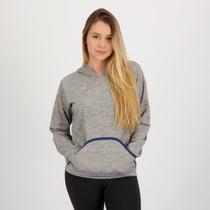 Blusão Placar Feminino Cinza e Marinho
