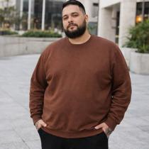 Blusão Plus Size Masculino em Moletom Flanelado Malwee