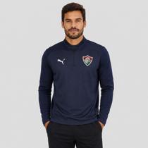 Blusão Puma Fluminense 1/4 Zip Top 2026 Treino Blusão Puma Fluminense 1/4 Zip Top 2026 Treino