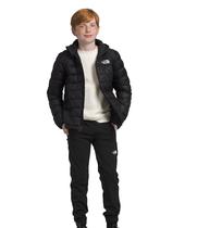 Blusão THE NORTH FACE ThermoBall com capuz isolado para meninos TNF preta Blusão THE NORTH FACE ThermoBall com capuz isolado para meninos TNF preta