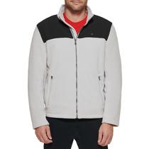 Blusão Tommy Hilfiger Classic com zíper frontal polar masculino