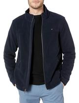 Blusão Tommy Hilfiger Classic - Fleece Polar com Zíper Frontal - Marinho