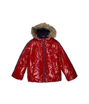 Blusão Tommy Hilfiger Girls Heavyweight Puffer 5 anos vermelha