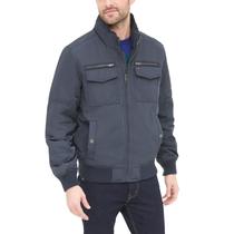 Blusão Tommy Hilfiger Lightweight Microtwill Navy para homens