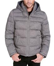 Blusão Tommy Hilfiger Masculina com Capuz Puffer Heather Grey 4X