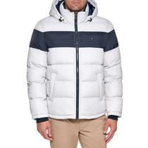 Blusão Tommy Hilfiger Masculina com Capuz Puffer Ice Midnight S