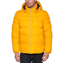 Blusão Tommy Hilfiger Masculino com Capuz Puffer Arctic Yellow - Tamanho M