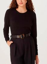 Blusão Tricô Hering K0MX Feminino Com Textura Algodão T. P/XXG Blusão Tricô Hering K0MX Feminino Com Textura Algodão T. P/XXG