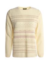 Blusão Tricot Feminino NATURAL Blusão Tricot Feminino NATURAL