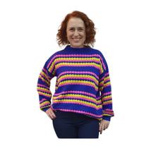 Blusão Tricot Oversized Cores Incríveis Looks Poderosos Blusão Tricot Oversized Cores Incríveis Looks Poderosos