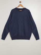 Blusão Tricot Plus Size Masculino MARINHO Blusão Tricot Plus Size Masculino MARINHO