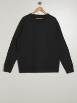 Blusão Tricot Plus Size Masculino PRETO Blusão Tricot Plus Size Masculino PRETO